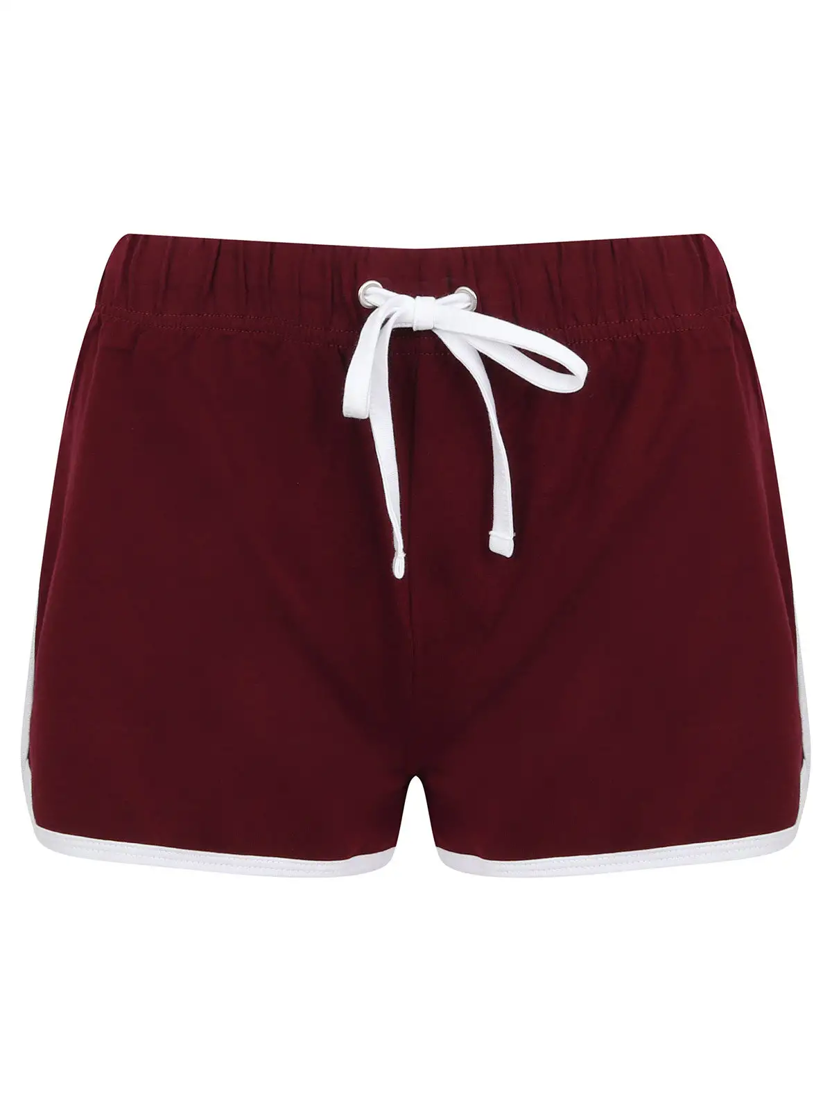 burgundy/white